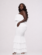 Tiered Smocked Tube Maxi