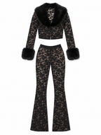 Sultry Fur Flare Set