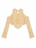 Braided Fringe Crop Top