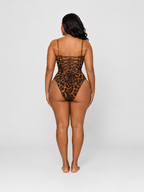 Leopard Corset Bodysuit