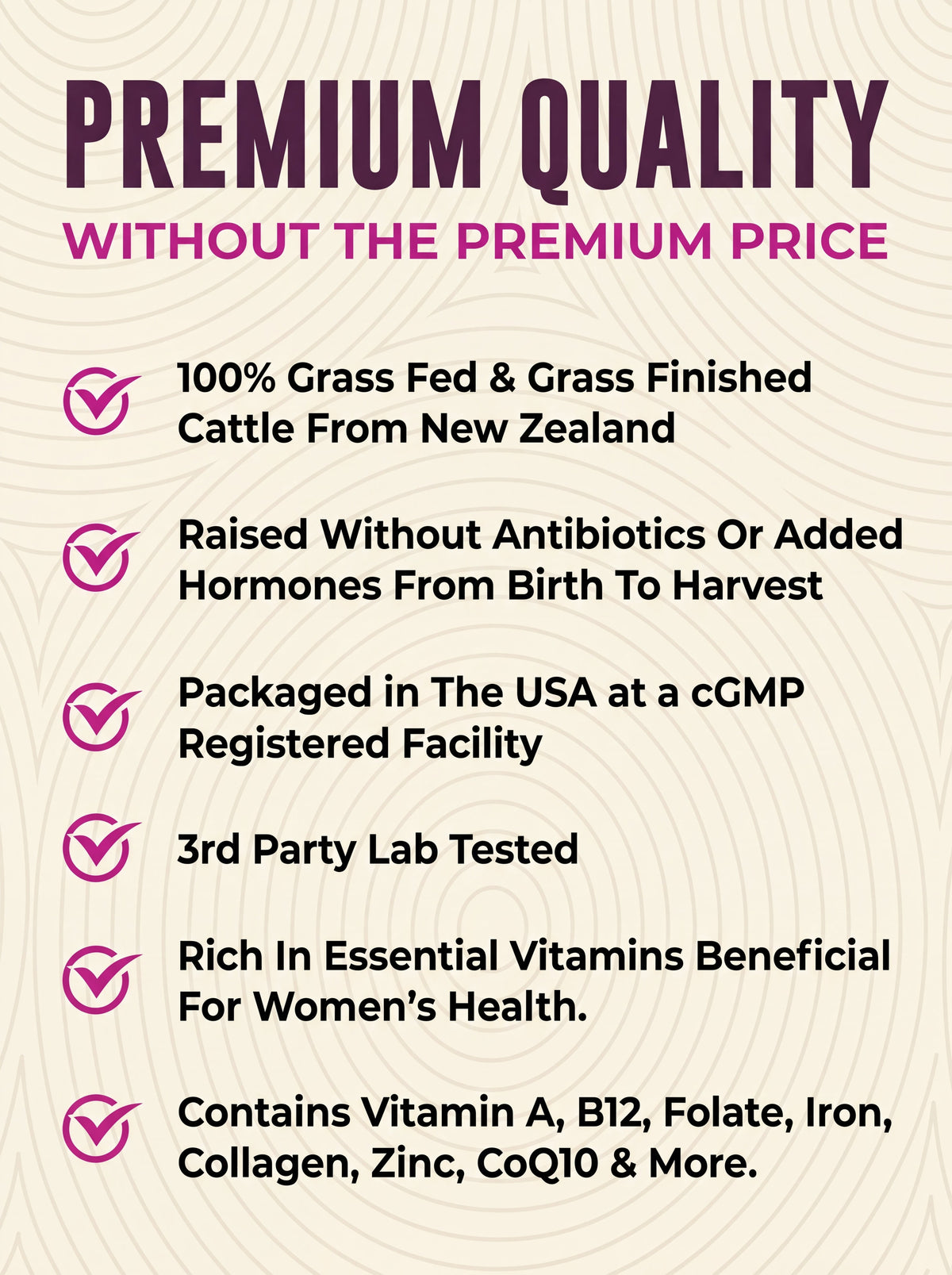 Women's Beef Organ Boost