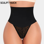 Mid Waist Lace Shapewear Thong